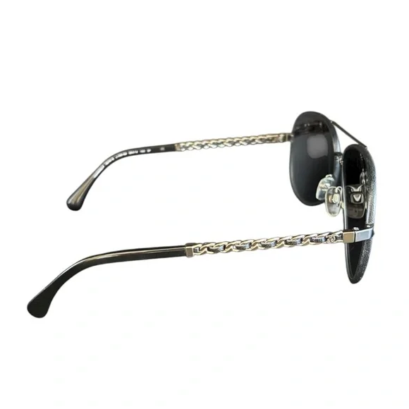 Chanel Chain Aviator Sunglasses - Picture 5 of 8